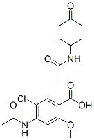 4-Acetamino-5-chloro-2-methoxyl-benzoic acid Structure,20871-69-6Structure