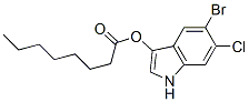 5-Bromo-6-chloro-3-indolyl caprylate Structure,209347-94-4Structure