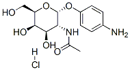 4-Aminopheny-2-acetamido-2-deoxy-alpha-d-galactopyranoside hydrochloride Structure,210049-16-4Structure