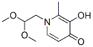 4(1H)-pyridinone, 1-(2,2-dimethoxyethyl)-3-hydroxy-2-methyl-(9ci) Structure,213026-86-9Structure