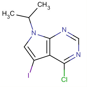 4-Chloro-5-iodo-7-isopropyl-7h-pyrrolo[2,3-d]pyrimidine Structure,213744-81-1Structure