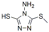 4-Amino-5-(methylthio)-4H-1,2,4-triazole-3-thiol Structure,21532-03-6Structure