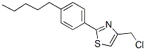 4-(Chloromethyl)-2-(4-pentylphenyl)-1,3-thiazole Structure,215778-81-7Structure