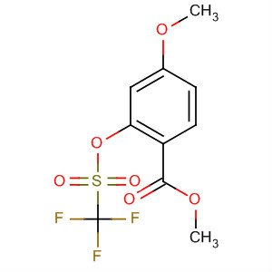 Methyl 4-methoxy-2-(trifluoromethylsulfonyloxy)benzoate Structure,216768-18-2Structure