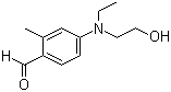 N-Ethyl-N-hydroxyethyl-4-amino-2-methyl benzaldehyde Structure,21850-52-2Structure