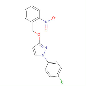 1-(4-Chlorophenyl)-3-((2-nitrobenzyl)oxy)-1h-pyrazole Structure,220368-29-6Structure