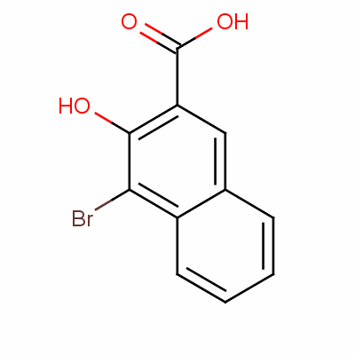 4-Bromo-3-hydroxy-2-naphthalenecarboxylicacid Structure,2208-15-3Structure