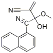 2-(Methoxy(naphthalen-1-yl)methylene)malononitrile Structure,221242-71-3Structure