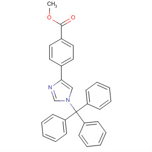 Methyl 4-[1-triphenylmethylimidazol-4(5)-yl]benzoate Structure,222986-62-1Structure