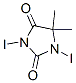 1,3-Diiodo-5,5-dimethylhydantoin Structure,2232-12-4Structure