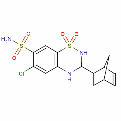 Cyclothiazide Structure,2259-96-3Structure