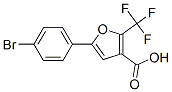 5-(4-Bromophenyl)-2-(trifluoromethyl)-3-furoic acid Structure,229957-02-2Structure