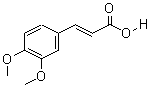 3,4-Dimethoxycinnamic acid Structure,2316-26-9Structure