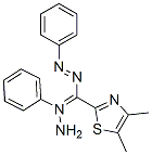 3,5-Diphenyl-1-(4,5-dimethyl-2-thiazolyl)formazan Structure,23305-68-2Structure