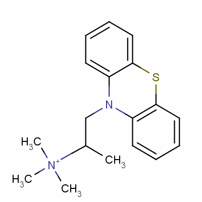 Trimethyl-(1-phenothiazin-10-ylpropan-2-yl)azanium Structure,2338-21-8Structure