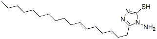 4-Amino-5-heptadecyl-3-mercapto-1,2,4-triazole Structure,23455-87-0Structure