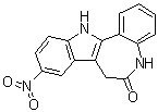 9-Nitro-7,12-dihydroindolo[3,2-d][1]benzazepin-6(5h)-one Structure,237430-03-4Structure