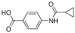 4-[(Cyclopropylcarbonyl)amino]benzoic acid Structure,23745-26-8Structure