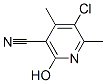 5-Chloro-2-hydroxy-4,6-dimethylnicotinonitrile Structure,23819-92-3Structure