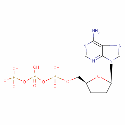 2’,3’-Dideoxyadenosine 5’-triphosphate Structure,24027-80-3Structure