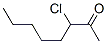 2-Octanone, 3-chloro- Structure,24251-77-2Structure