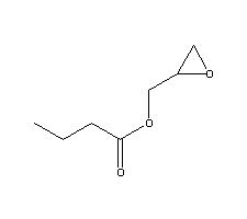 Glycidyl butyrate Structure,2461-40-7Structure