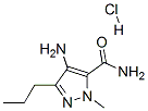 4-Amino-1-methyl-3-propylpyrazole-5-carboxamide hydrochloride Structure,247584-10-7Structure