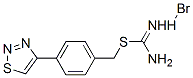 4-(1,2,3-Thiadiazol-4-yl)benzyl aminomethanimidothioate hydrobromide Structure,253586-55-9Structure