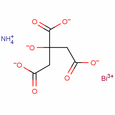 Ammonium bismuth citrate Structure,25530-63-6Structure