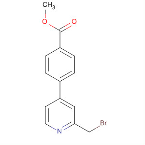 Methyl 4-(2-bromomethylpyridin-4-yl)benzoate Structure,259807-72-2Structure