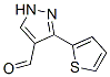 3-(2-Thienyl)-1H-pyrazole-4-carbaldehyde Structure,26033-27-2Structure