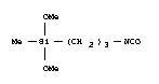 Silane,(3-isocyanatopropyl)dimethoxymethyl Structure,26115-72-0Structure