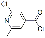 2-Chloro-6-methylpyridine-4-carbonyl chloride Structure,26413-58-1Structure