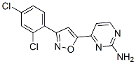 4-[3-(2,4-Dichlorophenyl)isoxazol-5-yl]pyrimidin-2-amine Structure,264256-44-2Structure