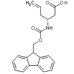 5-Hexenoic acid, 3-[[(9H-fluoren-9-ylmethoxy)carbonyl]amino]-, (3R)- Structure,269726-95-6Structure