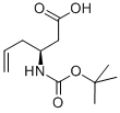 5-Hexenoic acid, 3-[[(1,1-dimethylethoxy)carbonyl]amino]-, (3S)- Structure,270263-03-1Structure