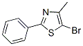 5-Bromo-4-methyl-2-phenyl-1,3-thiazole Structure,28771-82-6Structure