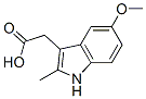 5-Methoxy-2-methyl-3-indoleacetic acid Structure,2882-15-7Structure