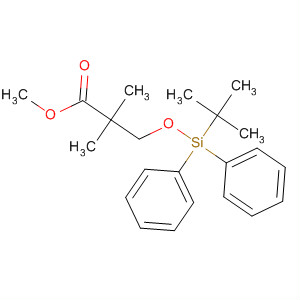 Methyl 3-((tert-butyl(diphenyl)silyl)oxy)-2,2-dimethylpropanoate Structure,292073-50-8Structure