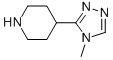 5-(Piperidin-4-yl)-4-methyl-4H-1,2,4-triazole Structure,297172-18-0Structure