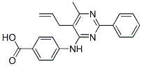 4-[(5-Allyl-6-methyl-2-phenyl-4-pyrimidinyl)amino]benzoic acid Structure,300837-31-4Structure