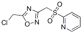 5-(Chloromethyl)-3-[(2-pyridylsulfonyl)methyl]-1,2,4-oxadiazole Structure,306935-20-6Structure