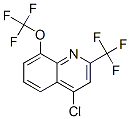 4-Chloro-8-(trifluoromethoxy)-2-(trifluoromethyl)quinoline Structure,306935-27-3Structure