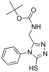 5-(N-tert-butoxycarbonylaminomethyl)-4-phenyl-1,2,4-triazole-3-thiol Structure,306935-45-5Structure