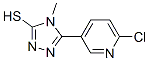 5-(6-chloro-3-pyridyl)-4-methyl-4H-1,2,4-triazole-3-thiol Structure,306936-79-8Structure