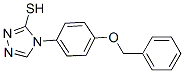 4-[4-(Benzyloxy)phenyl]-4H-1,2,4-triazole-3-thiol Structure,306936-88-9Structure