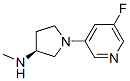 3-Pyrrolidinamine,1-(5-fluoro-3-pyridinyl)-n-methyl-,(3s)-(9ci) Structure,309960-06-3Structure