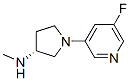 3-Pyrrolidinamine,1-(5-fluoro-3-pyridinyl)-n-methyl-,(3r)-(9ci) Structure,309960-10-9Structure