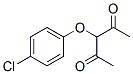 3-(4-Chlorophenoxy)pentane-2,4-dione Structure,31168-10-2Structure