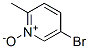 5-Bromo-2-methylpyridine n-oxide Structure,31181-64-3Structure